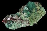 Heulandite & Apophyllite Crystals w/ Celadonite Inclusions -India #168823-2